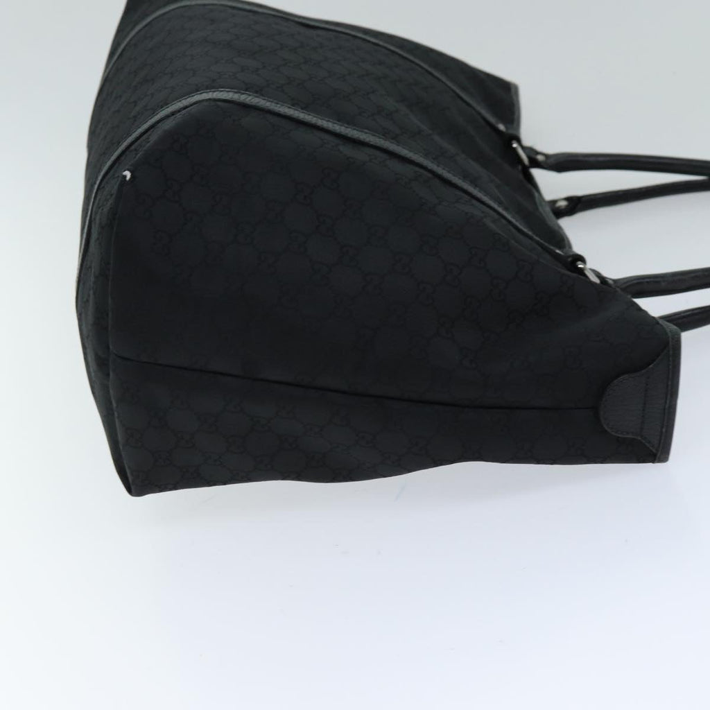GUCCI GG Canvas Tote Bag Black 265696 75315