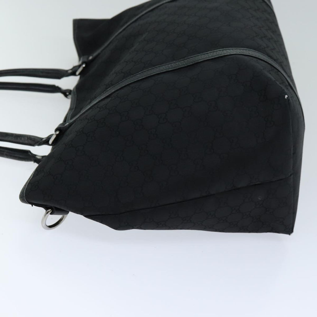 GUCCI GG Canvas Tote Bag Black 265696 75315