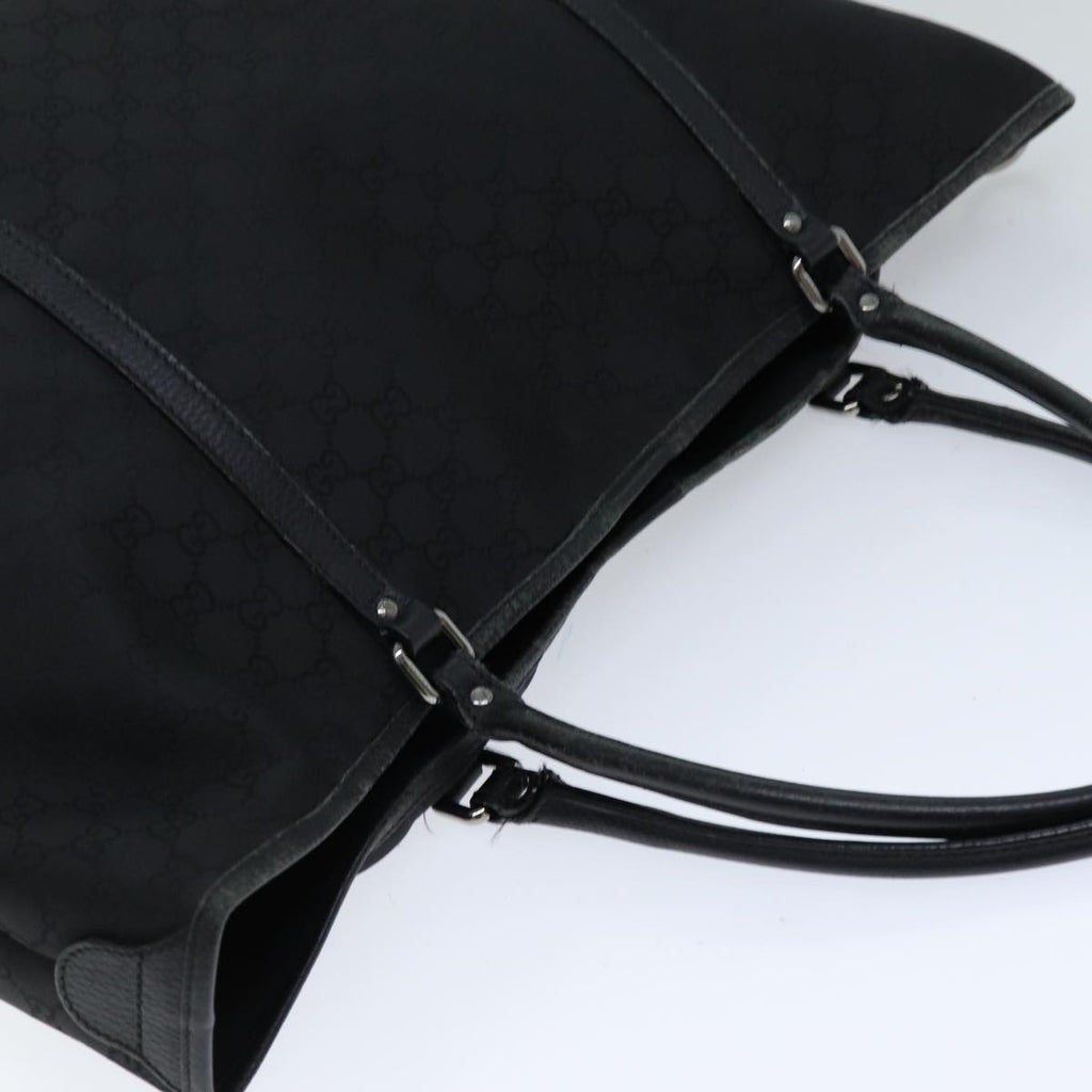 GUCCI GG Canvas Tote Bag Black 265696 75315