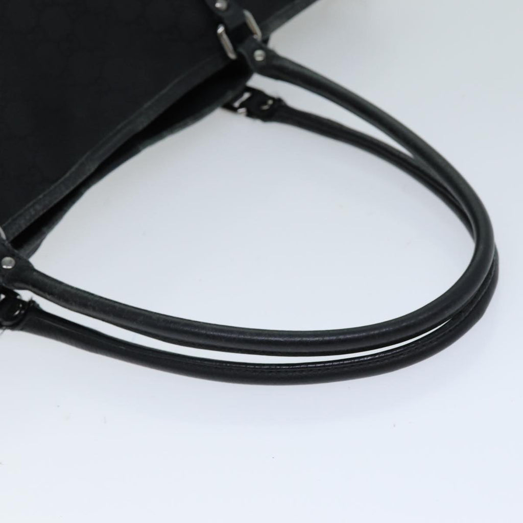 GUCCI GG Canvas Tote Bag Black 265696 75315