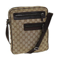 GUCCI GG Canvas Shoulder Bag Beige 92551 75348