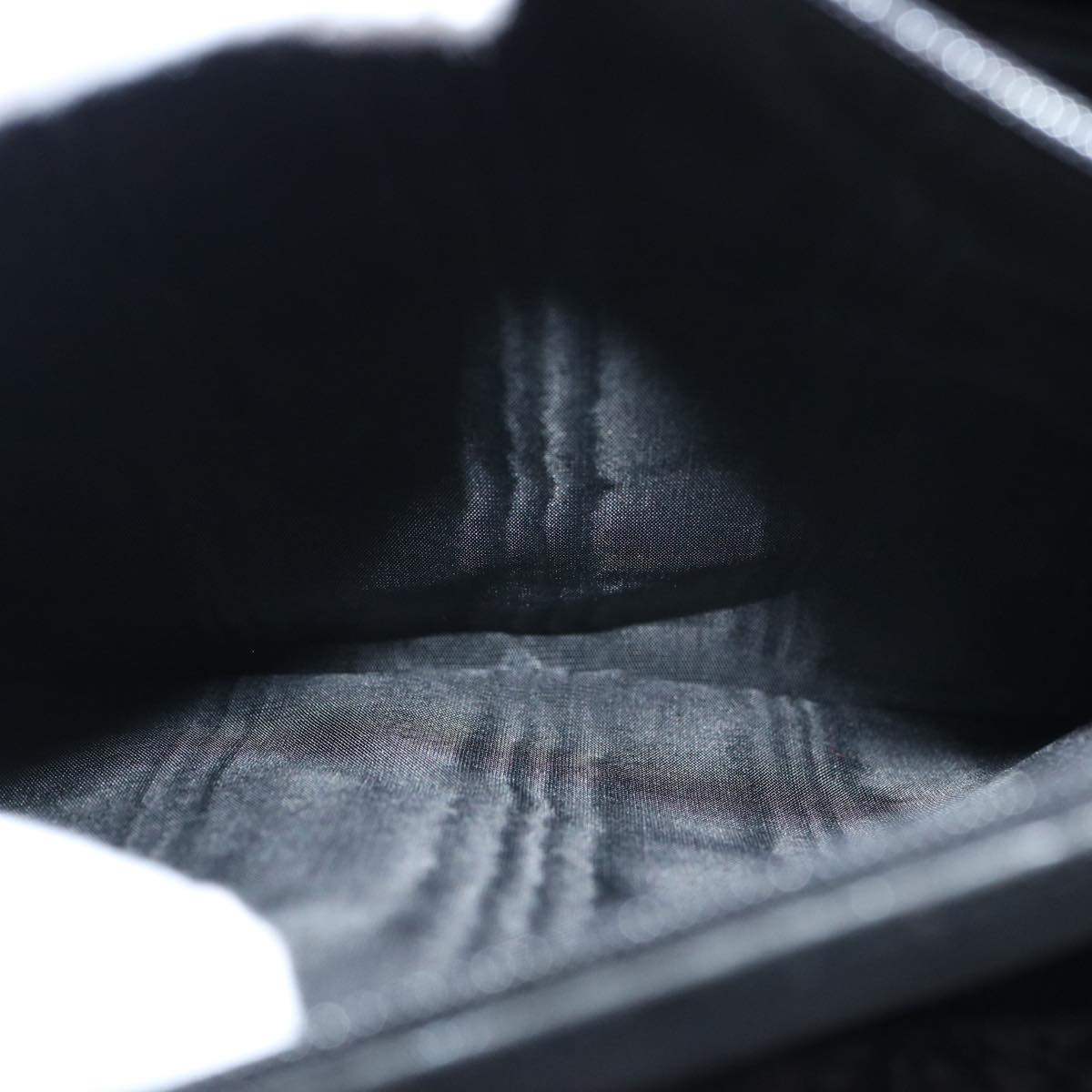 GUCCI Bamboo Tote Bag Leather 2way Black 002 2855 0322 0 75353