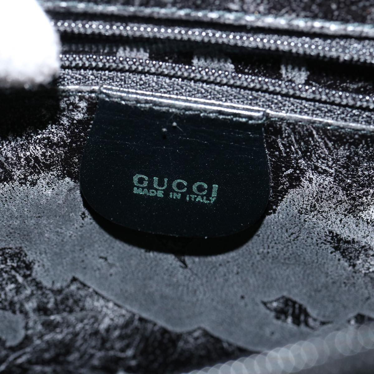 GUCCI Bamboo Tote Bag Leather 2way Black 002 2855 0322 0 75353