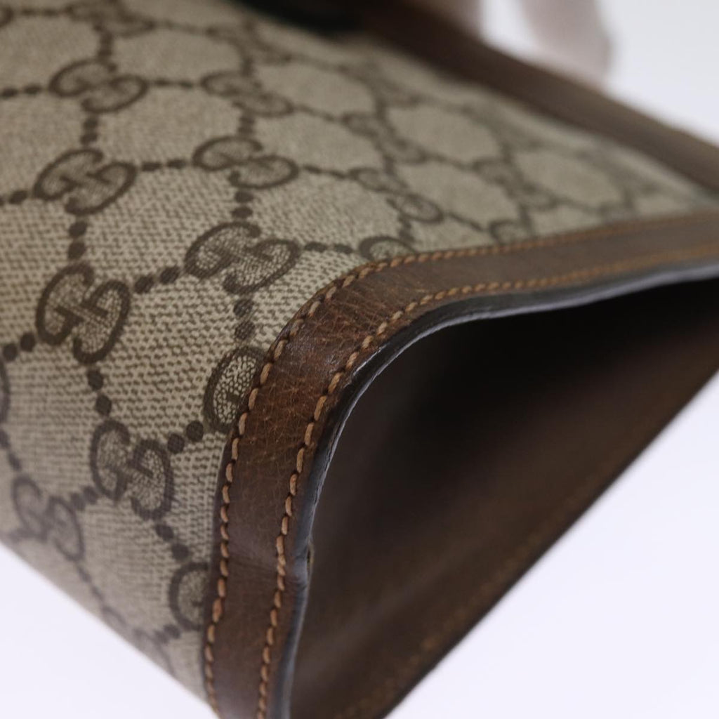 GUCCI GG Supreme Web Sherry Line Clutch Bag Beige Red 41 001 2125 28 75363
