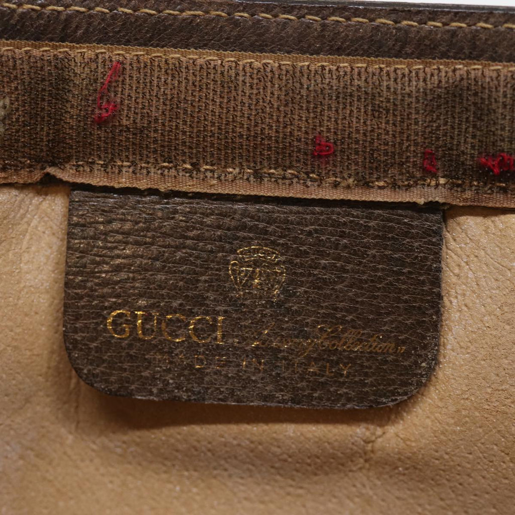 GUCCI GG Supreme Web Sherry Line Clutch Bag Beige Red 41 001 2125 28 75363