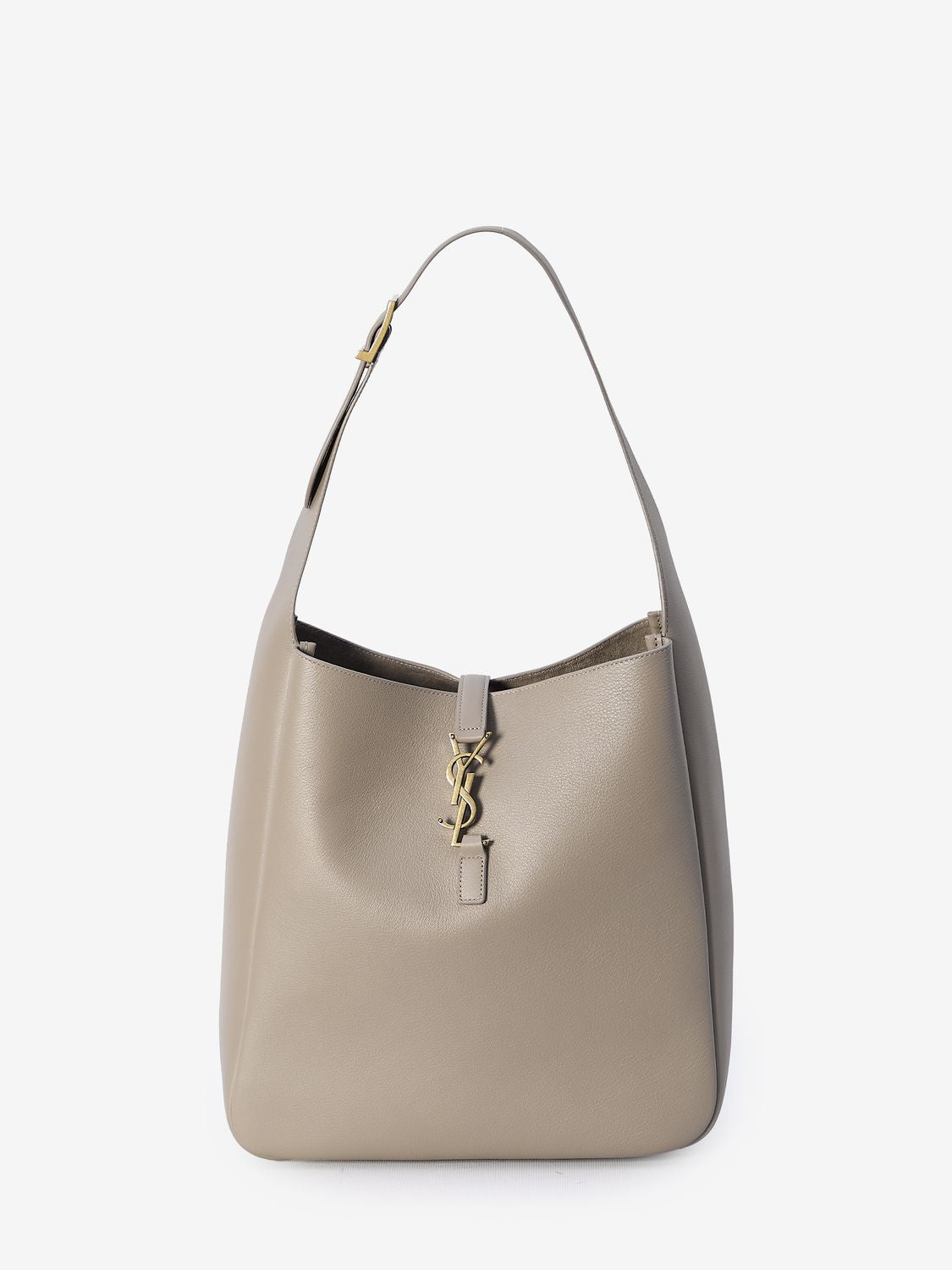 LARGE LE 5 ÃƒÆ’Ã‚Â  7 DUSTY GREY LEATHER BAG