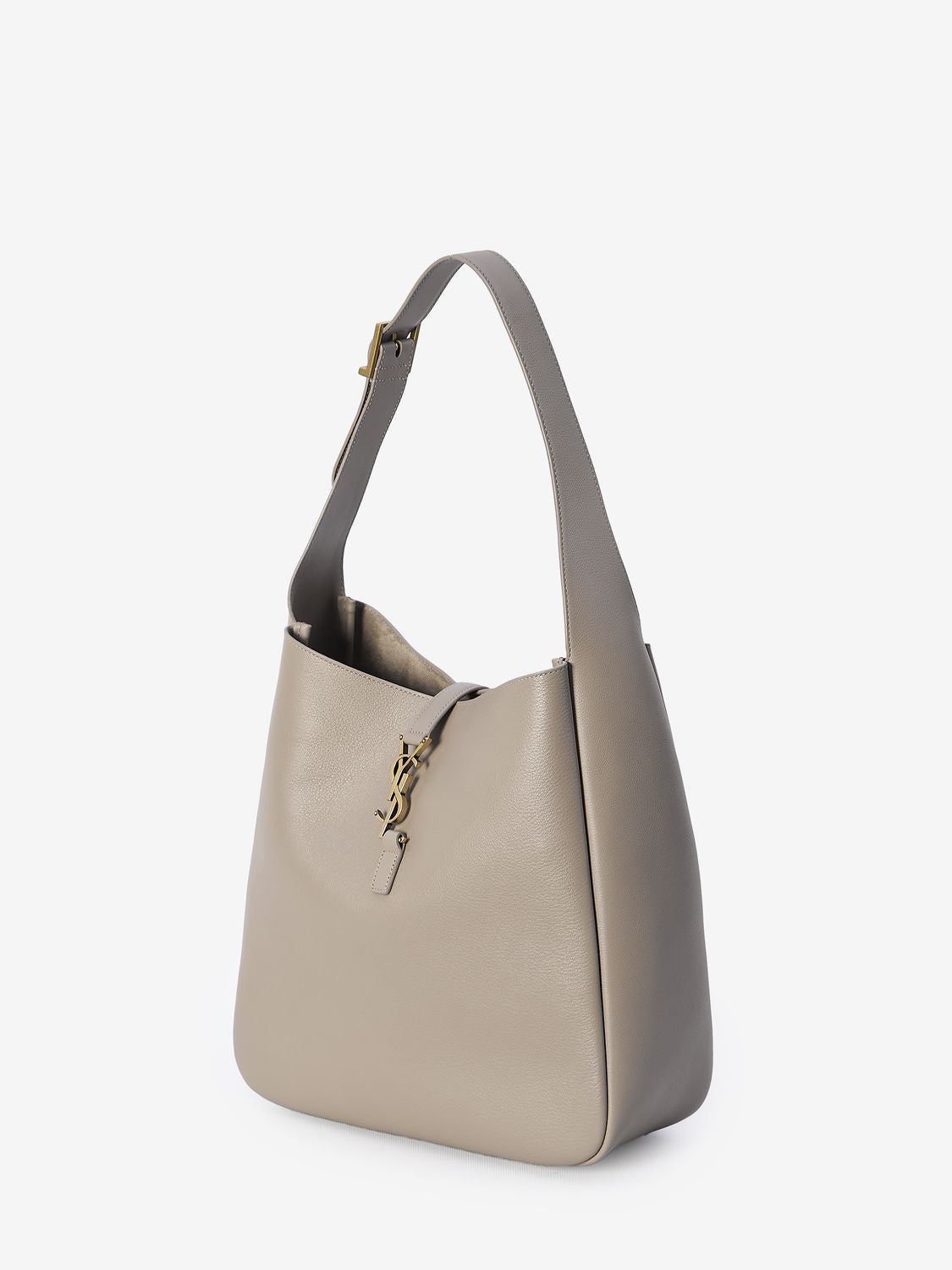 LARGE LE 5 ÃƒÆ’Ã‚Â  7 DUSTY GREY LEATHER BAG
