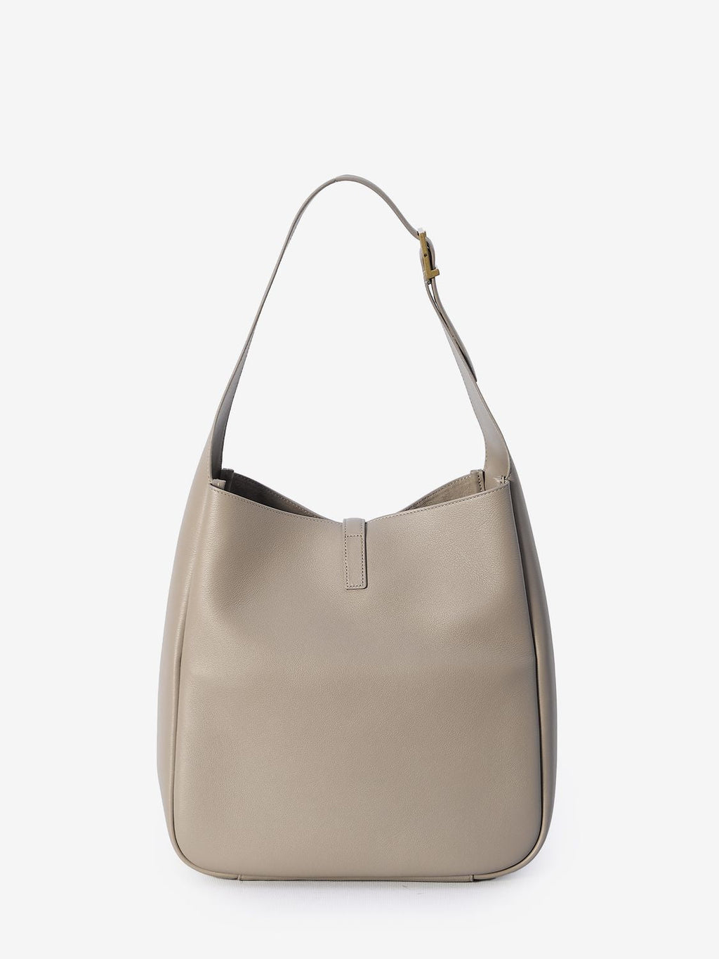 LARGE LE 5 ÃƒÆ’Ã‚Â  7 DUSTY GREY LEATHER BAG