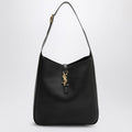 Saint Laurent Large Le 5 ÃƒÆ’Ã¢â€šÂ¬ 7 Black Leather Bag Women