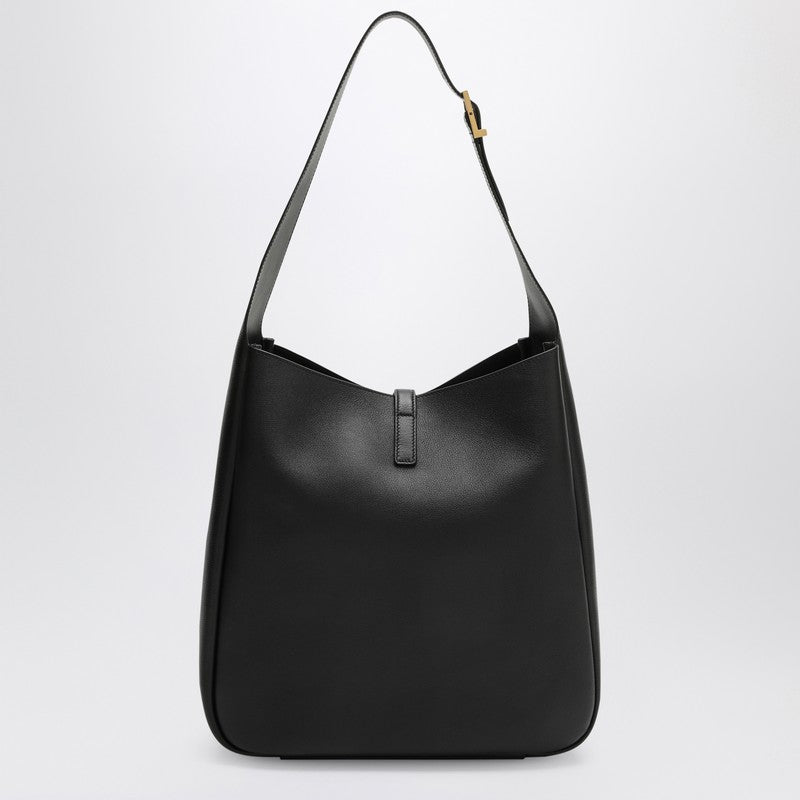 Saint Laurent Large Le 5 ÃƒÆ’Ã¢â€šÂ¬ 7 Black Leather Bag Women