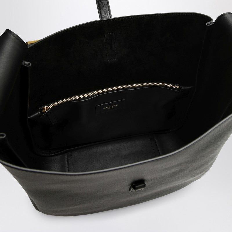 Saint Laurent Large Le 5 ÃƒÆ’Ã¢â€šÂ¬ 7 Black Leather Bag Women