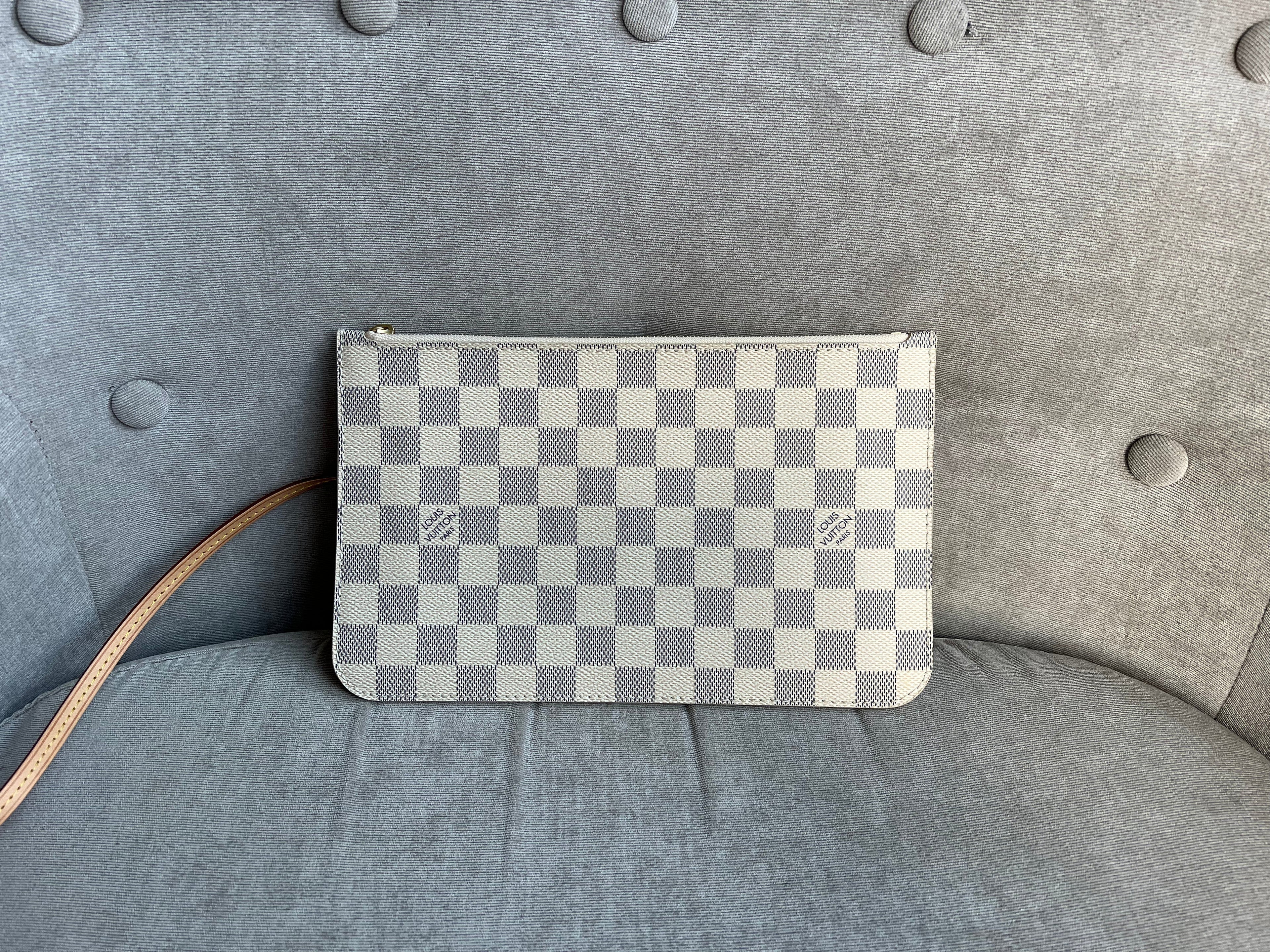 Louis Vuitton Pouch (from Neverfull MM) in Damier Azur