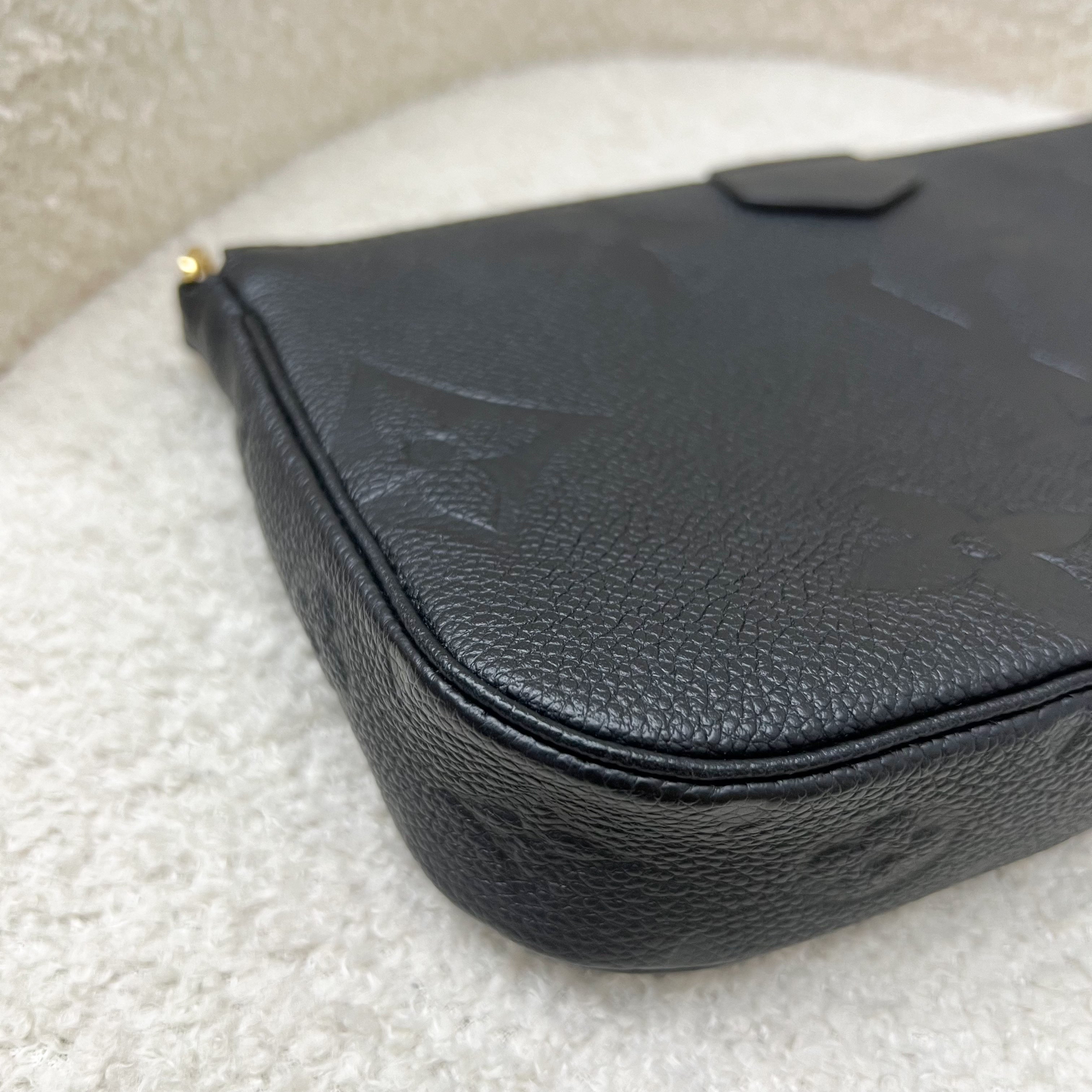 LV Multi Pochette Accessoires MPA in Black Empreinte Leather and GHW