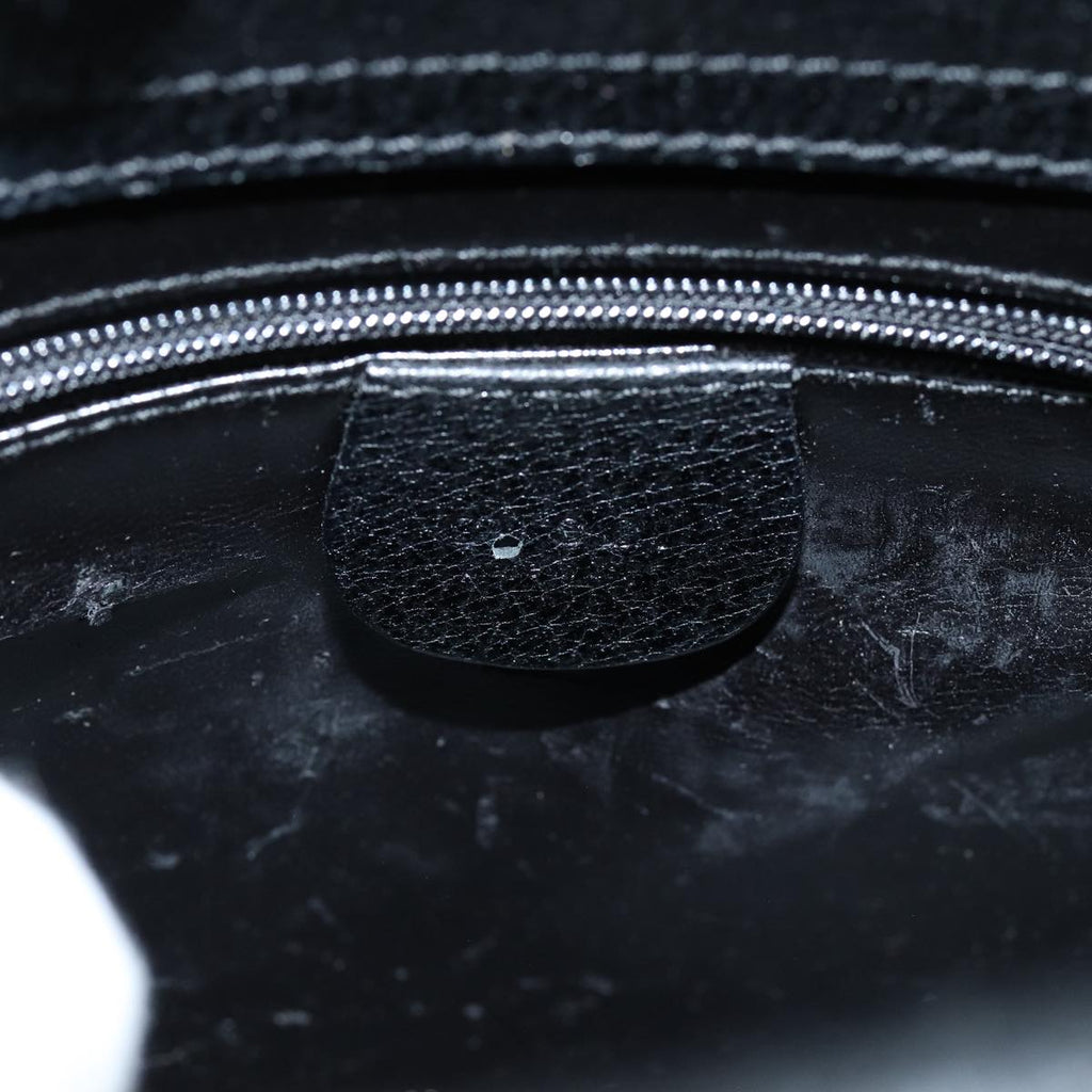 GUCCI Hand Bag Leather 2way Black 000 2058 3086 75404
