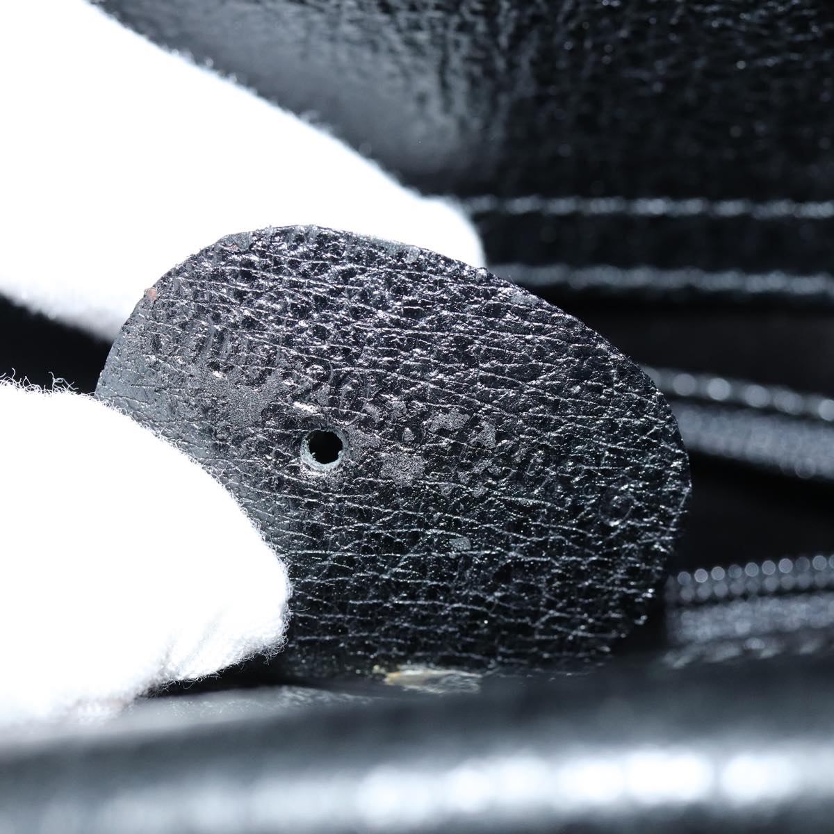 GUCCI Hand Bag Leather 2way Black 000 2058 3086 75404