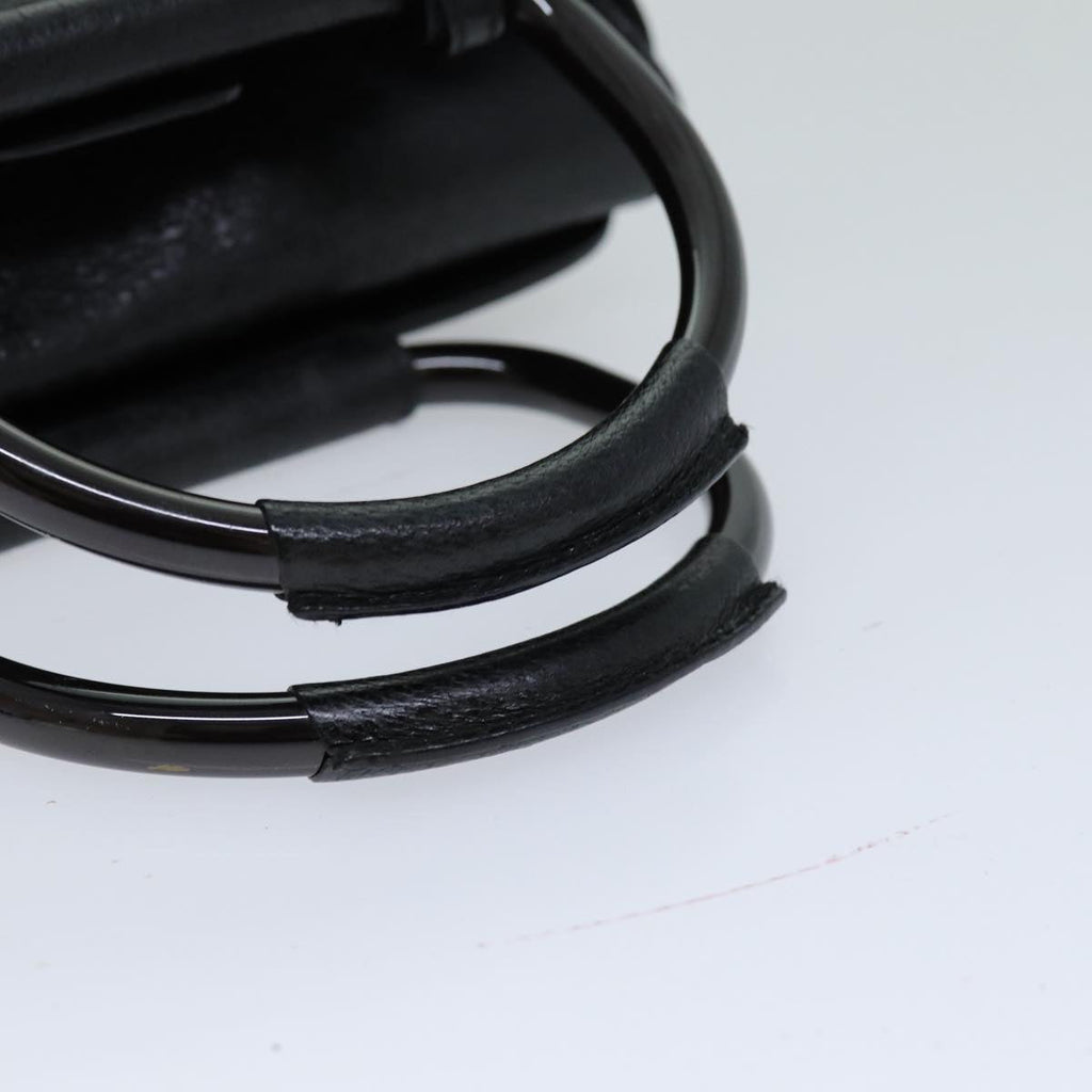 GUCCI Hand Bag Leather 2way Black 000 2058 3086 75404