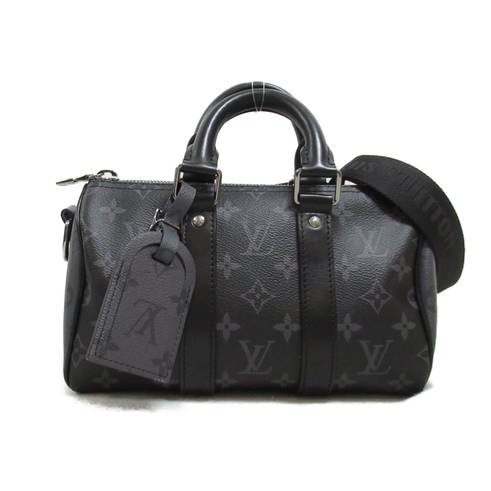 Louis Vuitton Louis Vuitton Keepall Bandrier 25 2w Shoulder Bag 2way Shoulder Bag PVC Coated Canvas Monogrammic Eclipse   Grey M46271