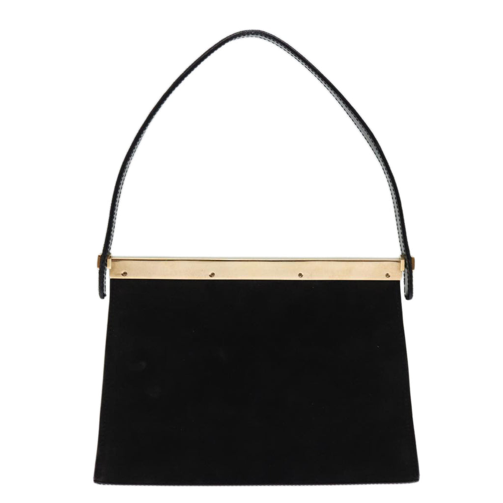 GUCCI Hand Bag Suede Black 001 2058 1928 0 75456