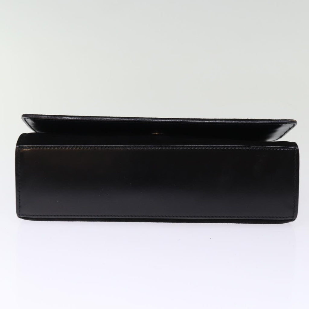 GUCCI Hand Bag Suede Black 001 2058 1928 0 75456