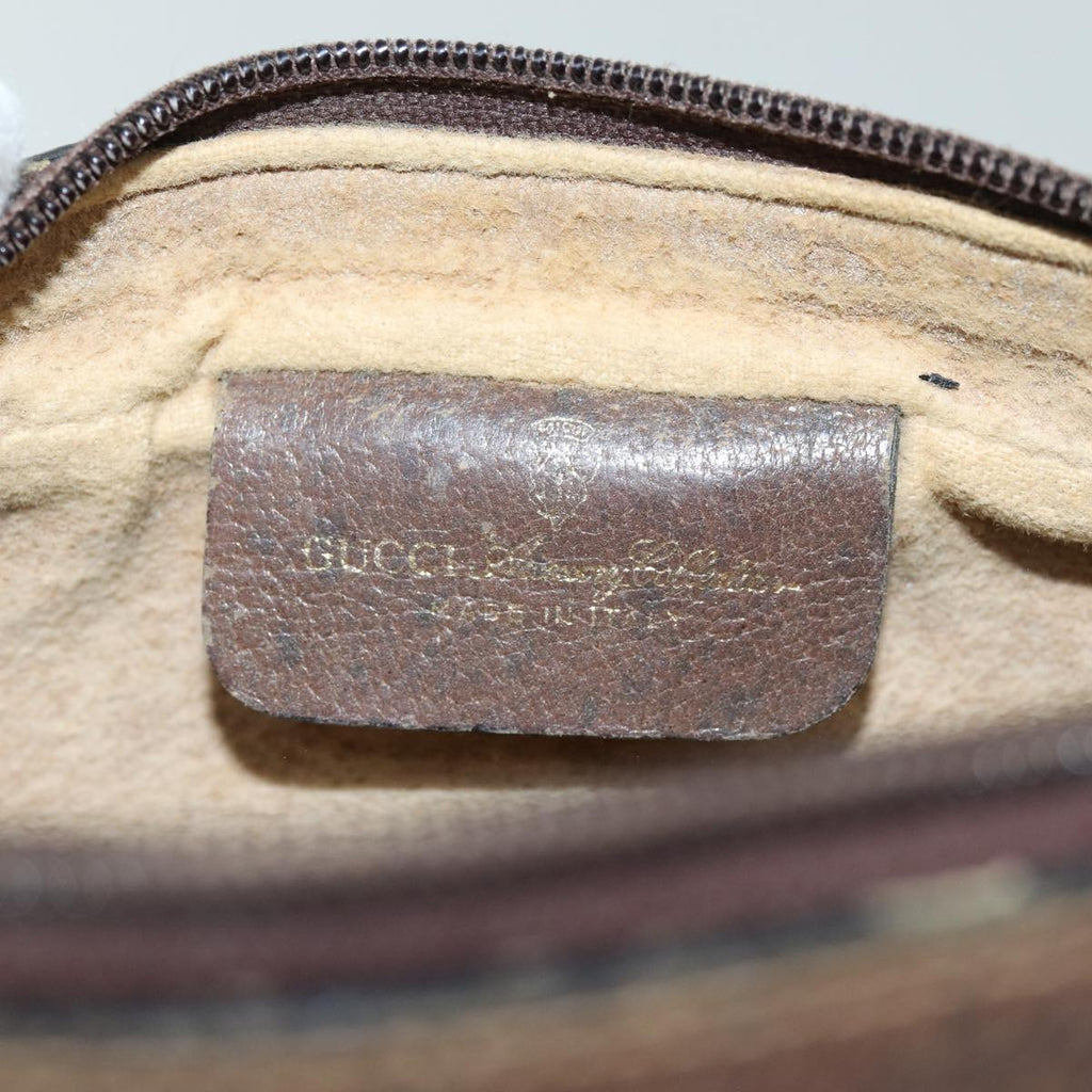 GUCCI Web Sherry Line GG Supreme Shoulder Bag Beige Red 72 001 3654 75457