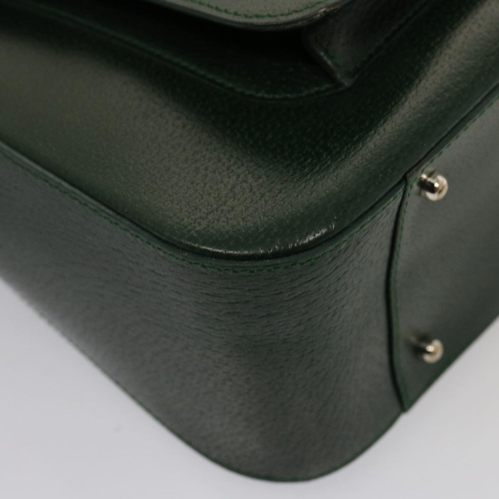 GUCCI Hand Bag Leather Green 000 2058 0307 75505