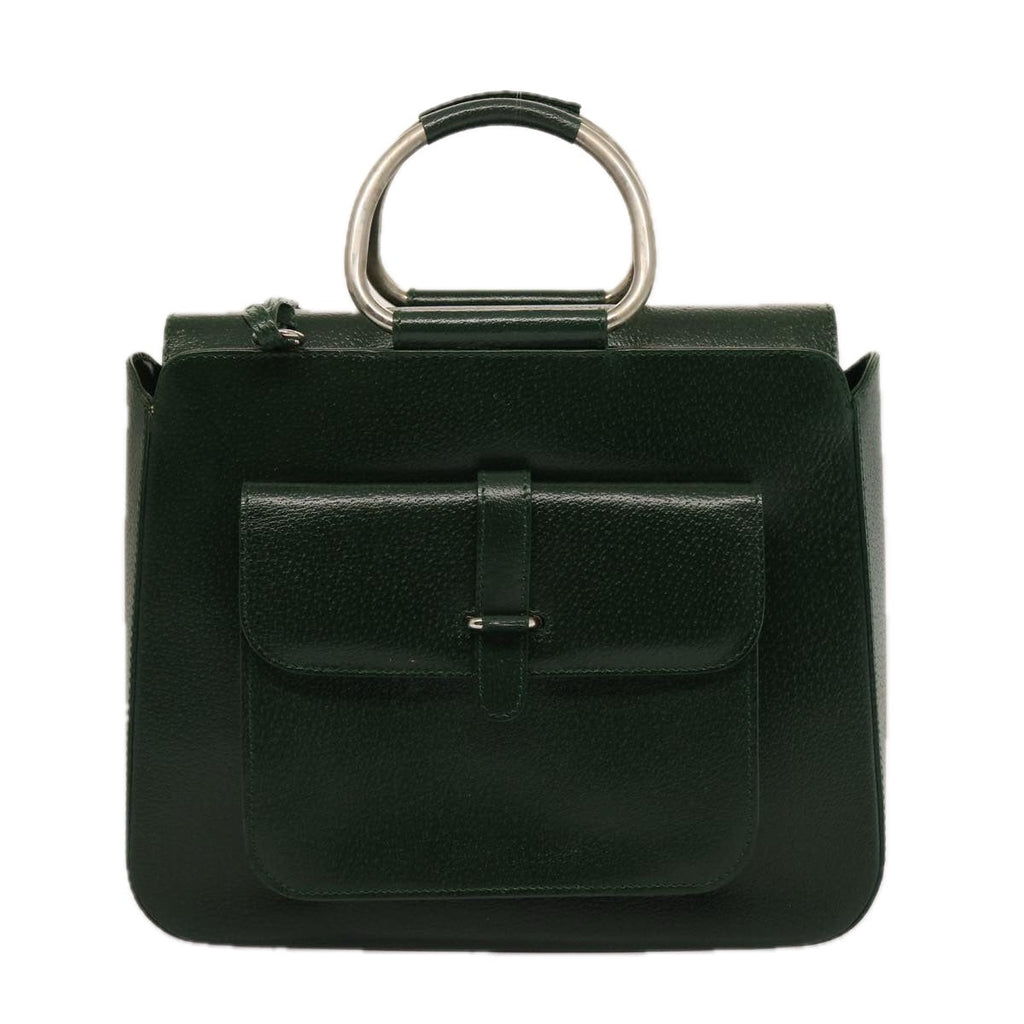 GUCCI Hand Bag Leather Green 000 2058 0307 75505