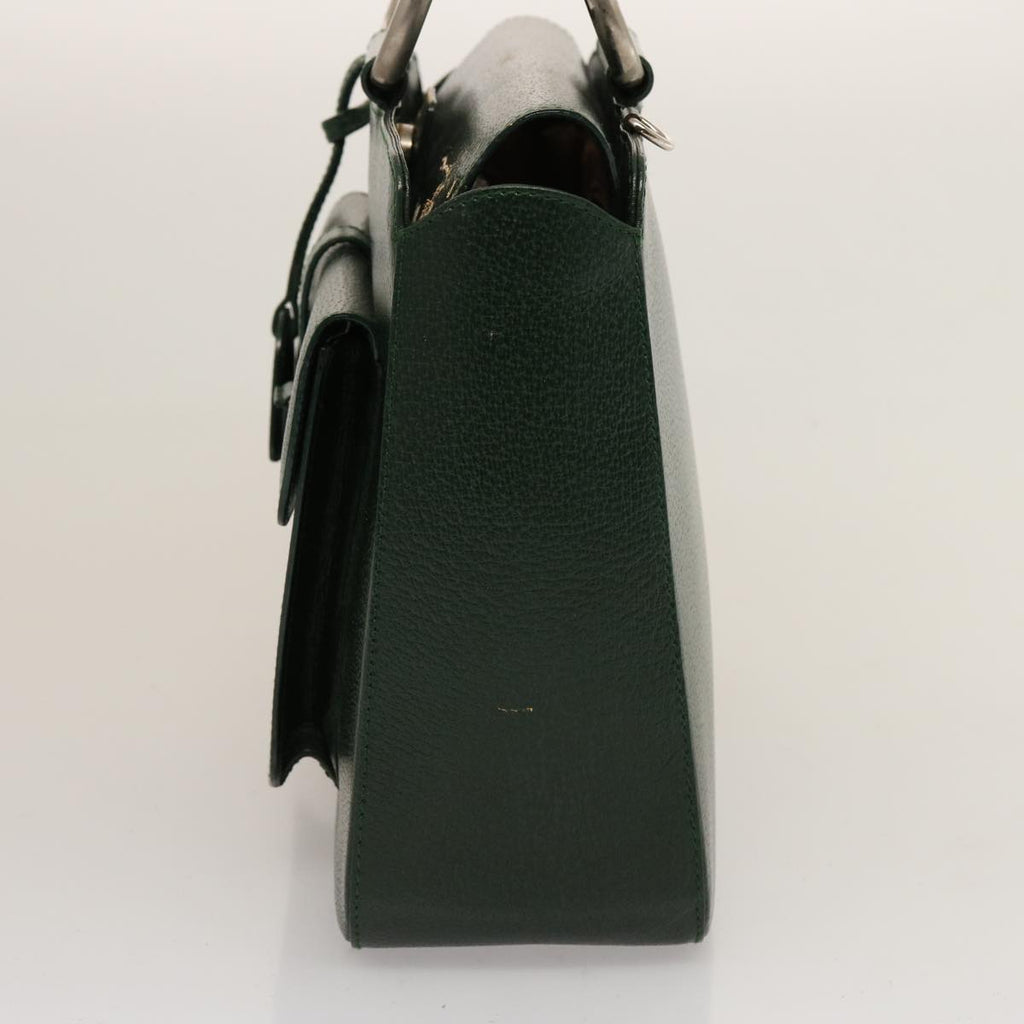 GUCCI Hand Bag Leather Green 000 2058 0307 75505