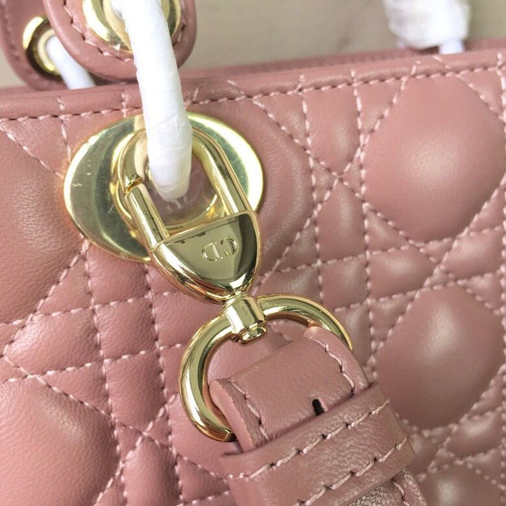 GLAMI MeGLAMIum Lady Bag Gold Toned Hardware Dusty Pink For Women 20cm/8in CD