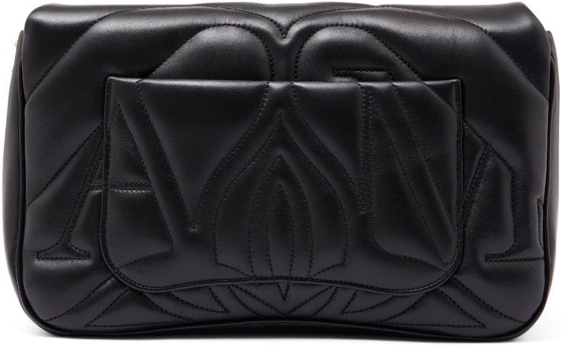 SEAL LEATHER SHOULDER BAG