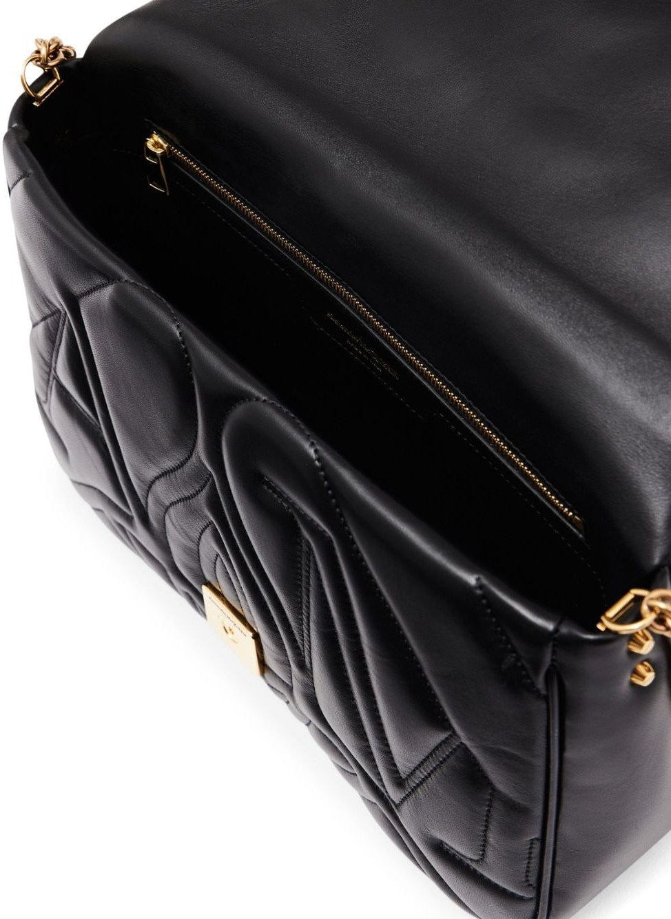 SEAL LEATHER SHOULDER BAG