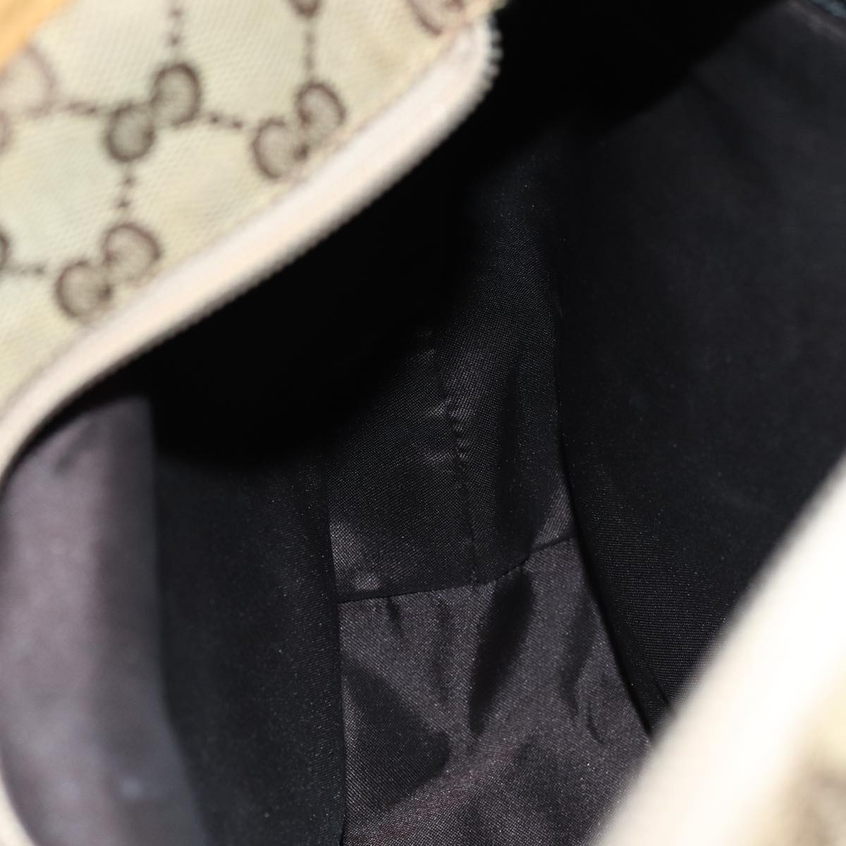 GUCCI GG Canvas Sherry Line Tote Bag Beige Red Brown 019 0402 75588
