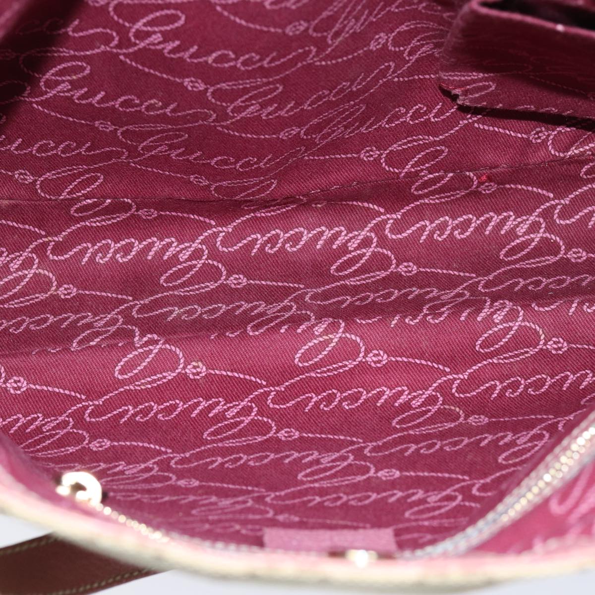 GUCCI GG Canvas Tote Bag Beige 163288 75592