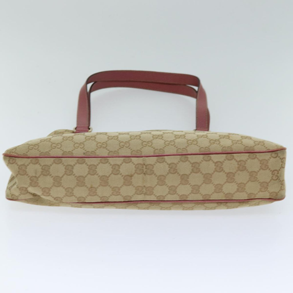 GUCCI GG Canvas Tote Bag Beige 163288 75592