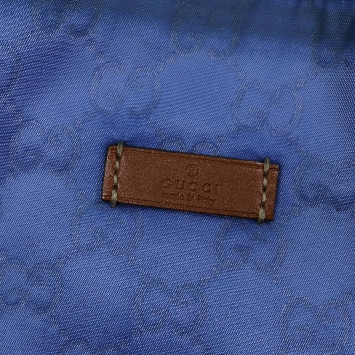 GUCCI GG Canvas Tote Bag Blue 282439 75595