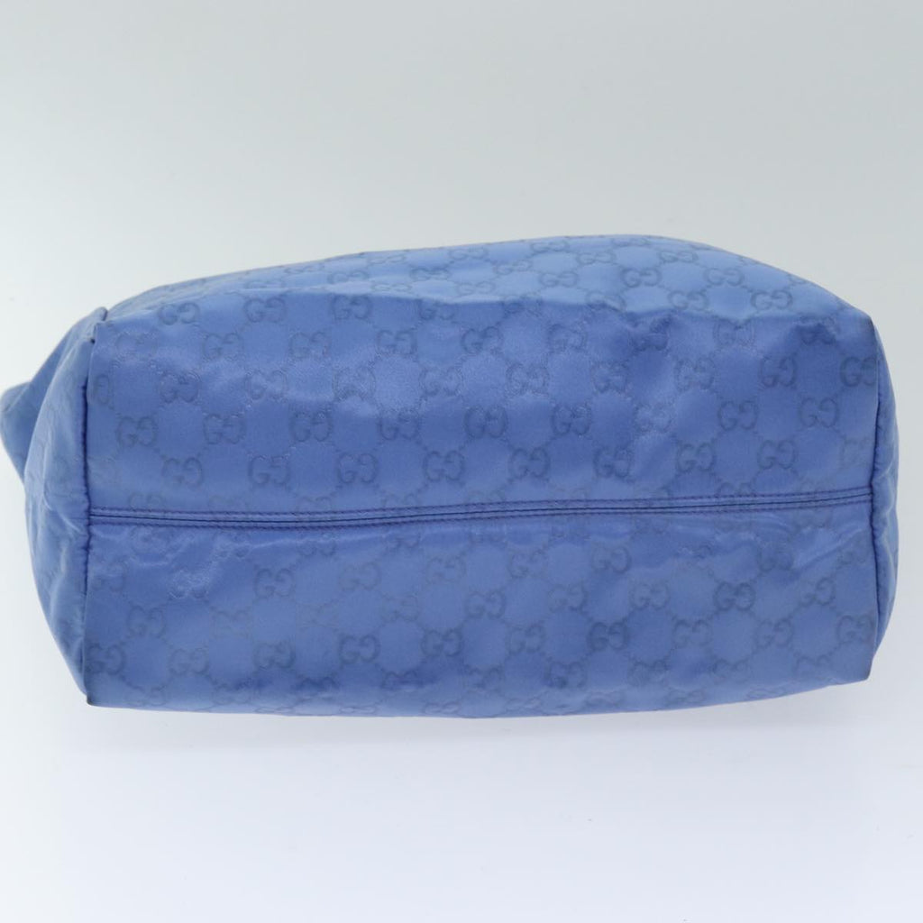GUCCI GG Canvas Tote Bag Blue 282439 75595