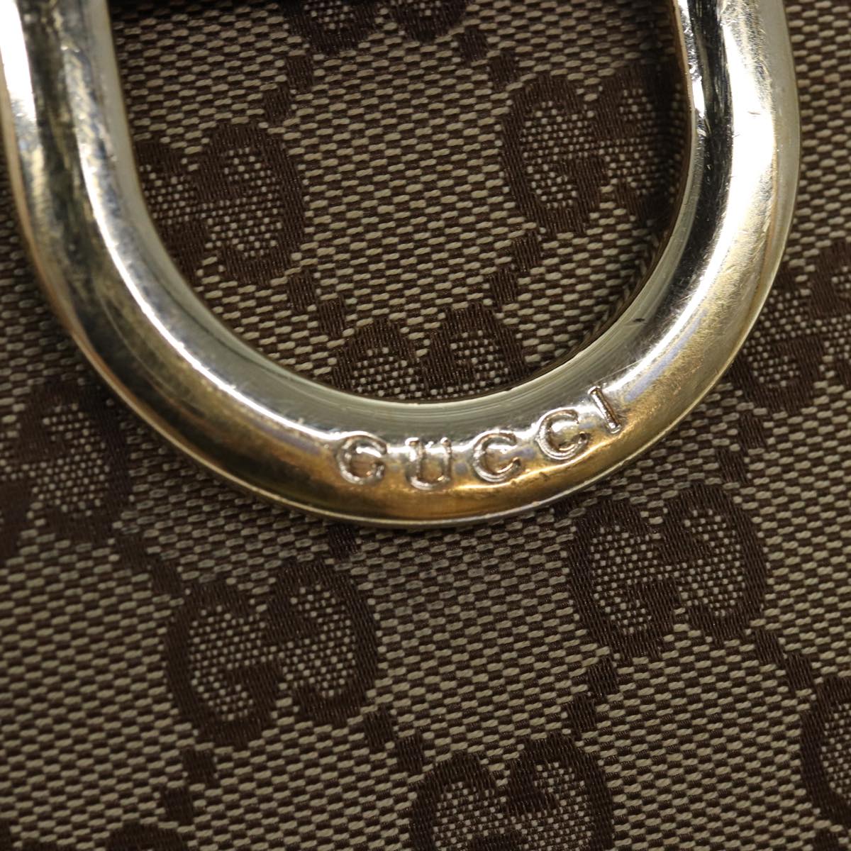 GUCCI GG Canvas Shoulder Bag Beige 203257 75598