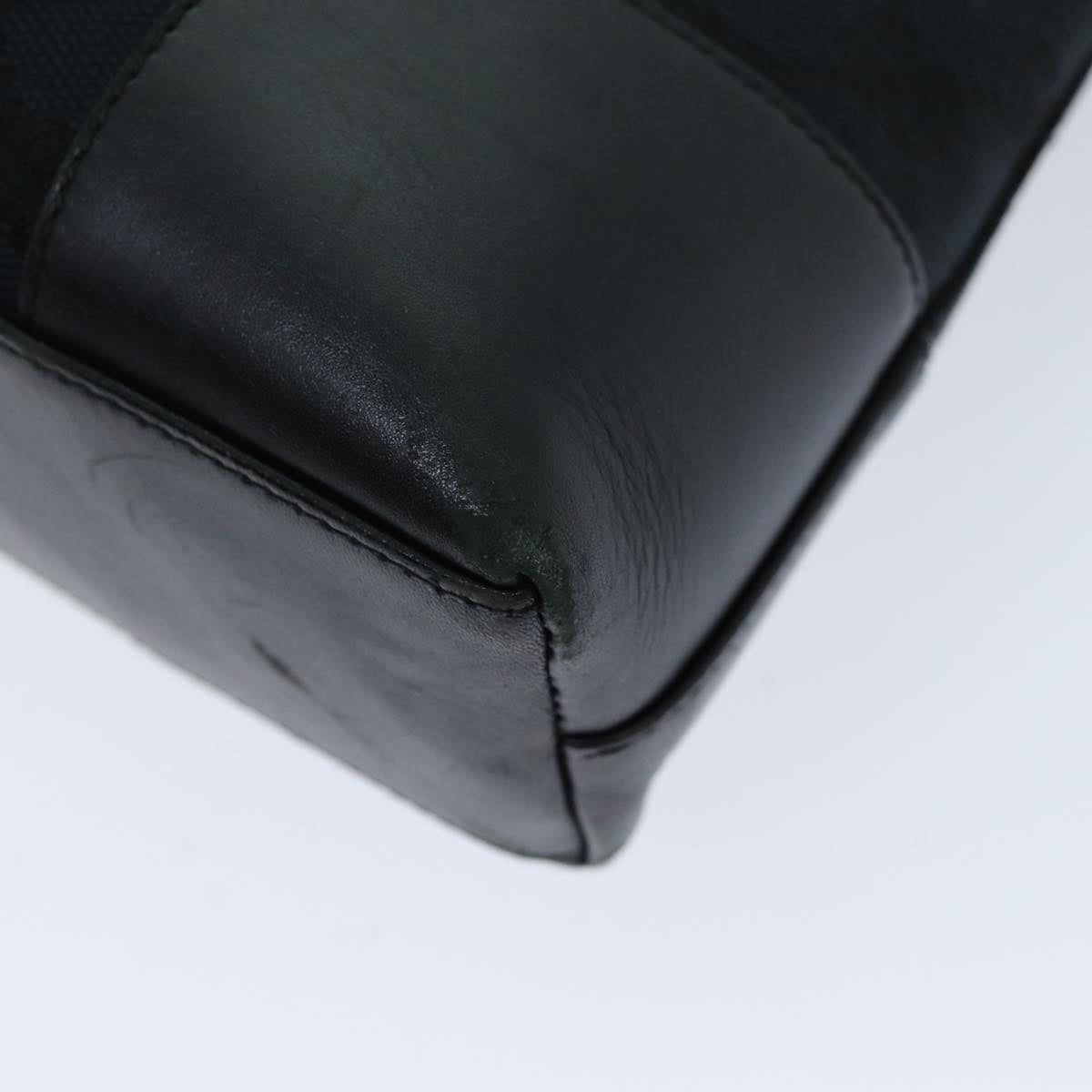 GUCCI GG Canvas Shoulder Bag Black 001 4231 75599