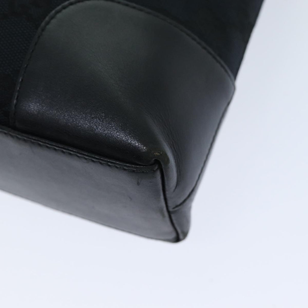 GUCCI GG Canvas Shoulder Bag Black 001 4231 75599