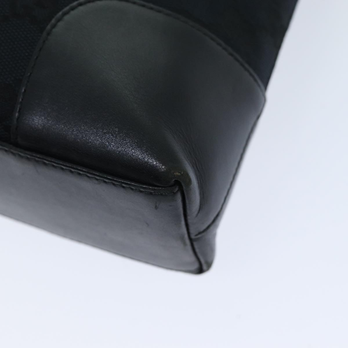 GUCCI GG Canvas Shoulder Bag Black 001 4231 75599
