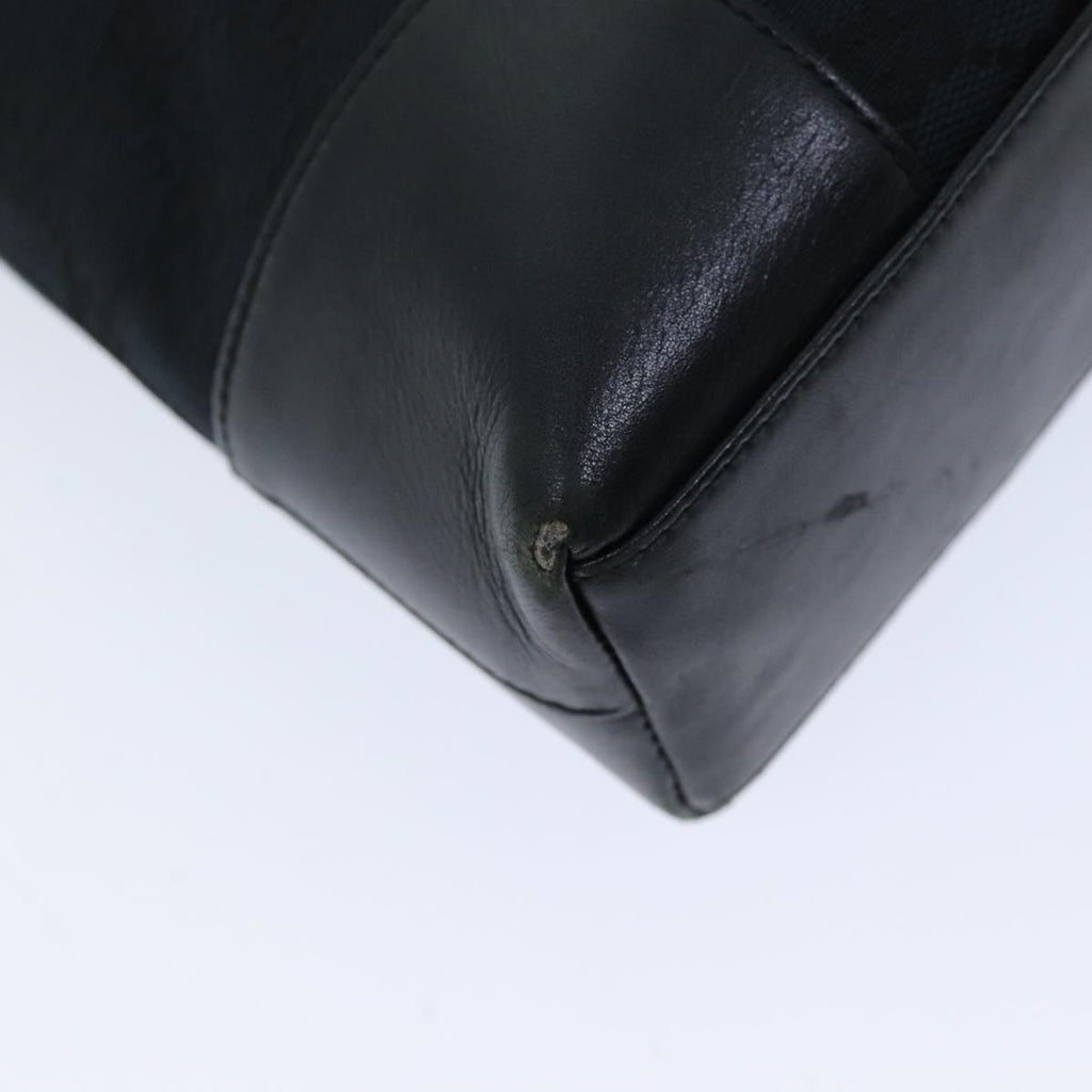 GUCCI GG Canvas Shoulder Bag Black 001 4231 75599