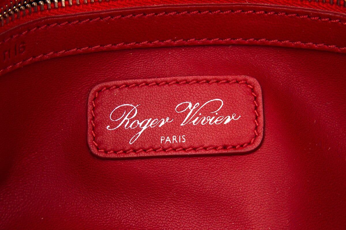 Roger Vivier Multi Colorblock Exotic Handbag