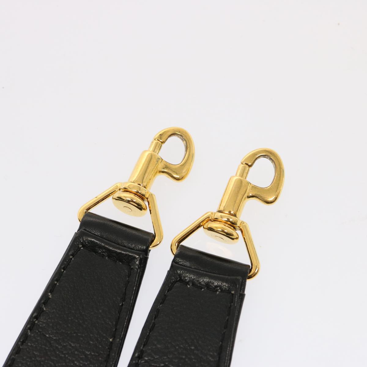 GUCCI Bamboo Hand Bag Leather 2way Black 001 14 1638 75604