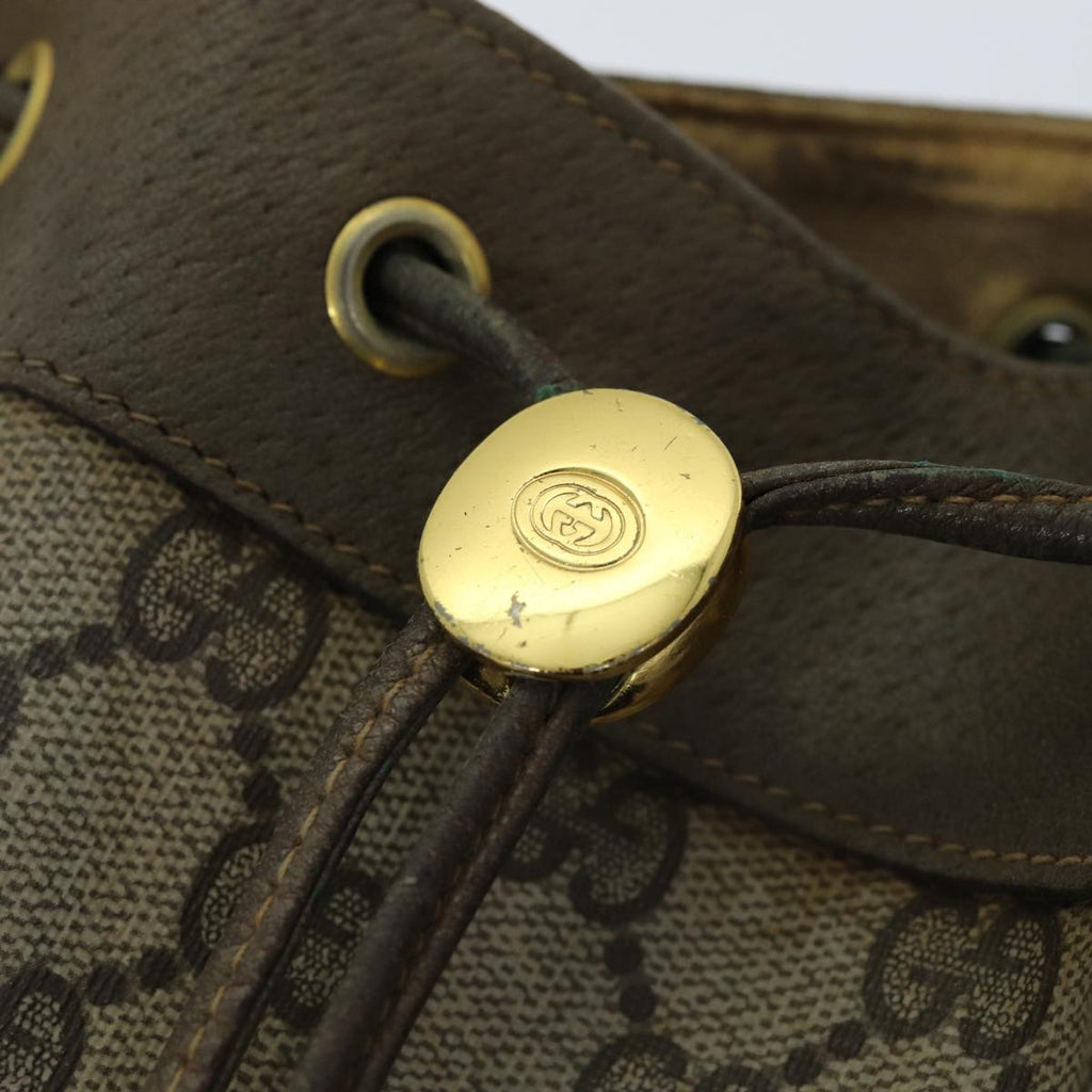 GUCCI Web Sherry Line GG Supreme Shoulder Bag Beige Red 41 02 034 75621