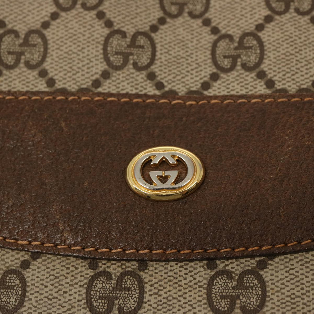 GUCCI GG Supreme Tote Bag PVC Beige 39 02 061 75624