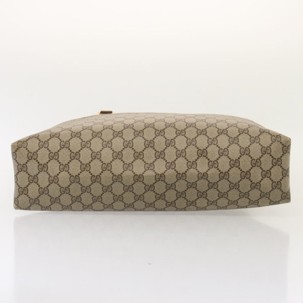GUCCI GG Supreme Tote Bag PVC Beige 39 02 061 75624