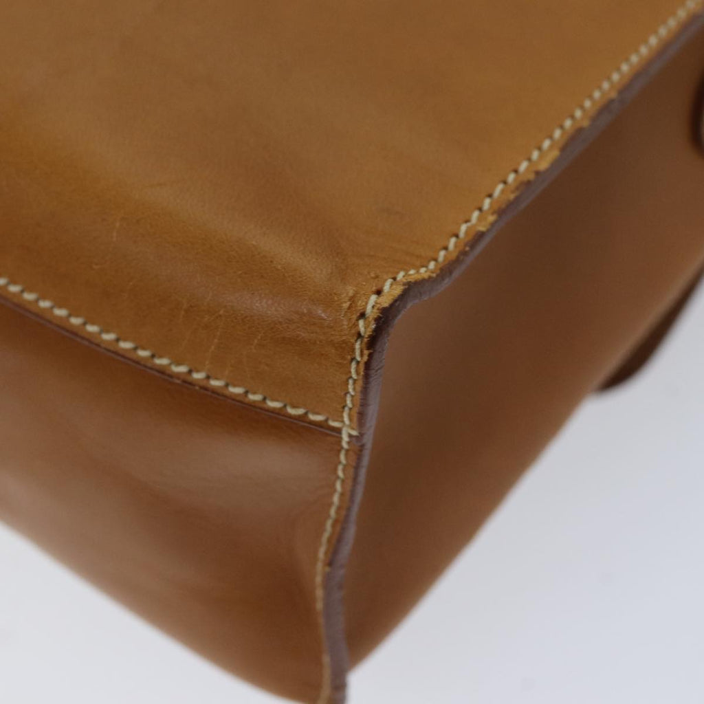 GUCCI Shoulder Bag Leather Brown 75672