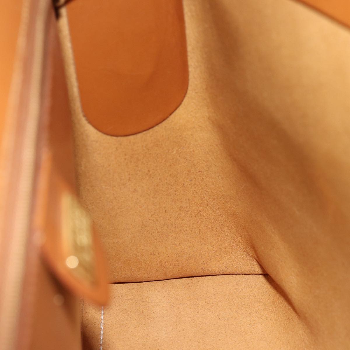 GUCCI Shoulder Bag Leather Brown 75672