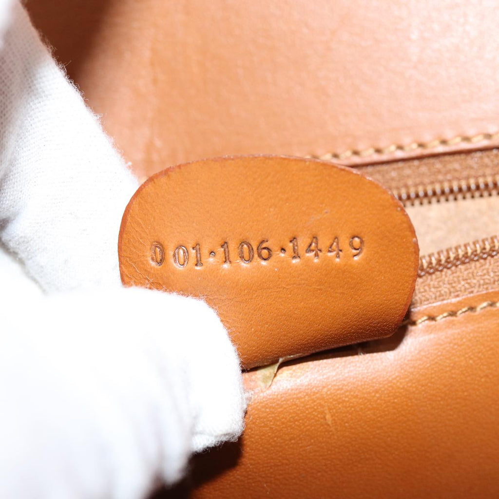 GUCCI Shoulder Bag Leather Brown 75672