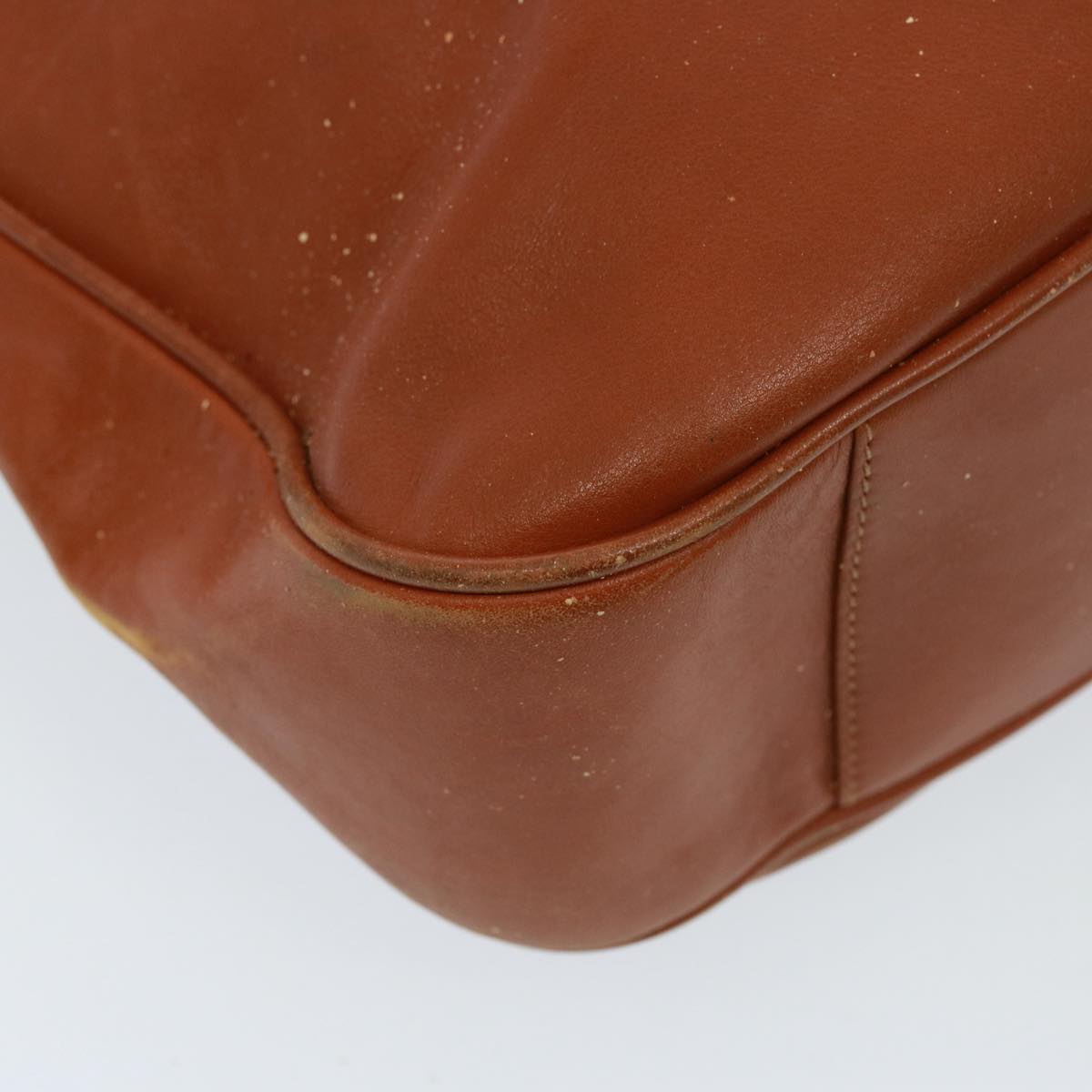 GUCCI Bamboo Shoulder Bag Leather 2way Brown 001 1014 1577 75676