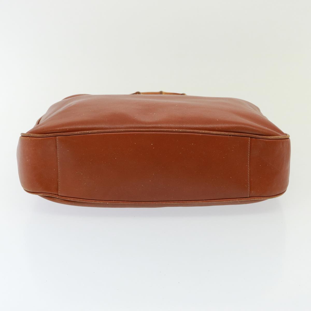 GUCCI Bamboo Shoulder Bag Leather 2way Brown 001 1014 1577 75676